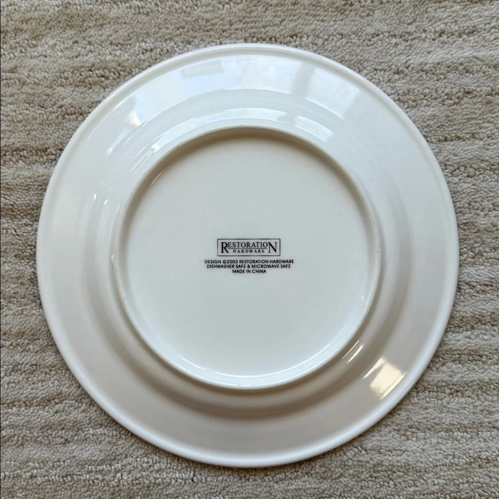 Set Of 2 Restoration Hardware 2003 Le Troupeau Cheese Salad Plates